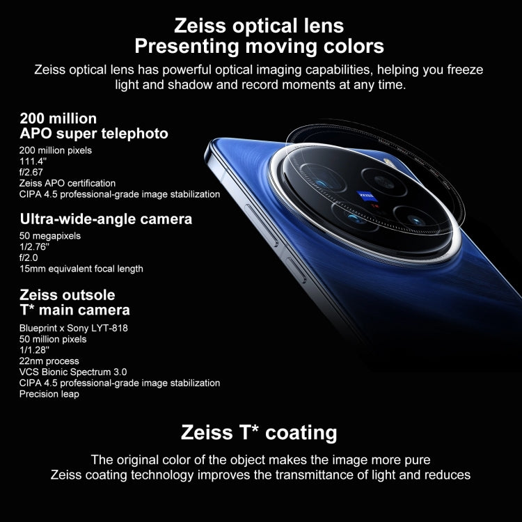 vivo X200 Pro, 16GB+512GB, Face ID / Screen Fingerprint Identification, 6.78 inch Android 15 Dimensity 9400 Octa Core, OTG, NFC, Network: 5G, Support Google Play, X200 Pro, 16GB+512GB vivo X200 Pro, 16GB+512GB, Face ID / Screen Fingerprint Identification, 6.78 inch Android 15 Dimensity 9400 Octa Core, OTG, NFC, Network: 5G, Support Google Play, X200 Pro, 16GB+512GB